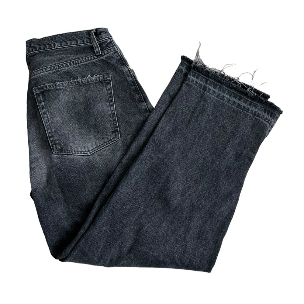 Free People | We the Free Washout Black Distressed Ripped High Waisted Jeans 29